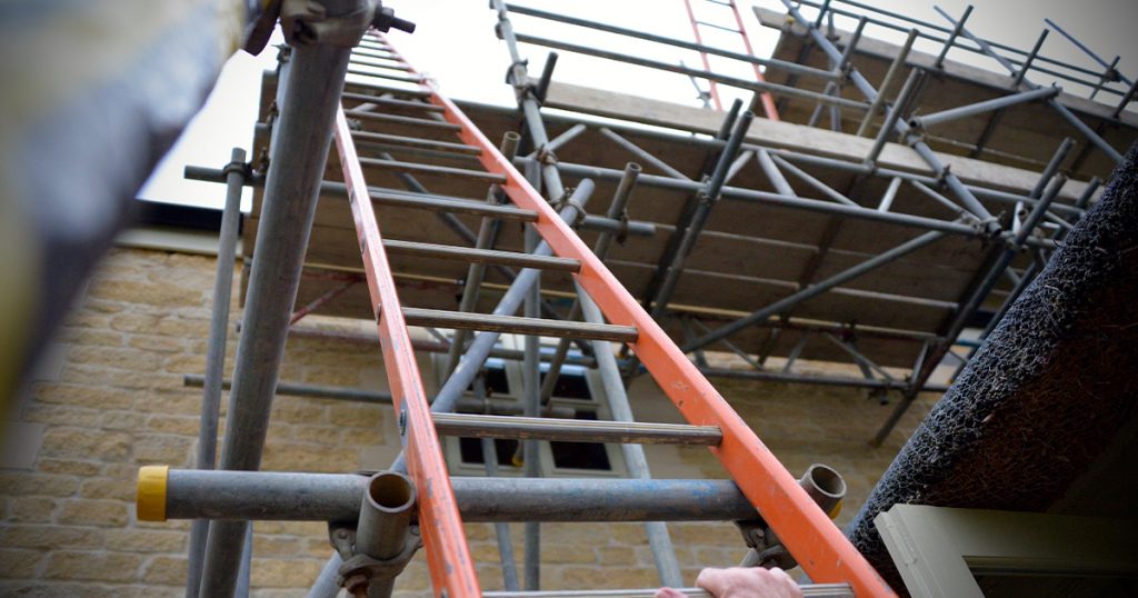 Scaffolding and ladder falls